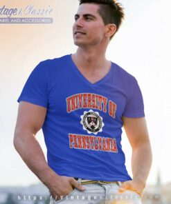 University Of Pennsylvania Upenn V Neck TShirt