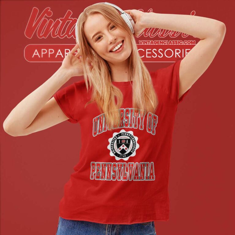 University Of Pennsylvania Upenn Women TShirt University Of Pennsylvania Upenn Women TShirt