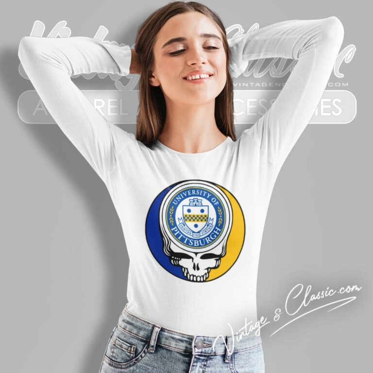 University Of Pittsburgh Grateful Dead Steal Your Face Long Sleeve Tee University Of Pittsburgh Grateful Dead Steal Your Face Long Sleeve Tee