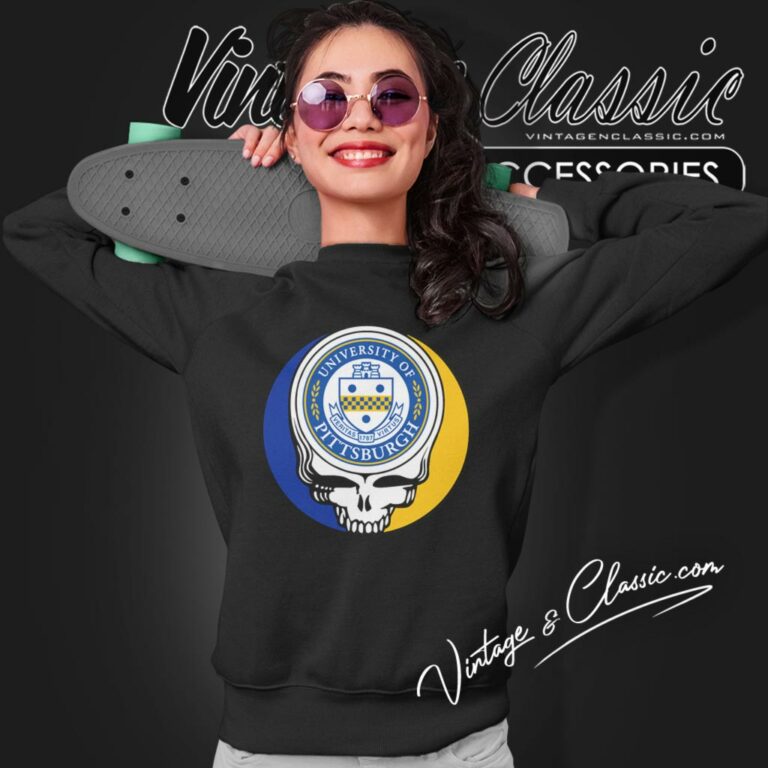 University Of Pittsburgh Grateful Dead Steal Your Face Sweatshirt University Of Pittsburgh Grateful Dead Steal Your Face Sweatshirt