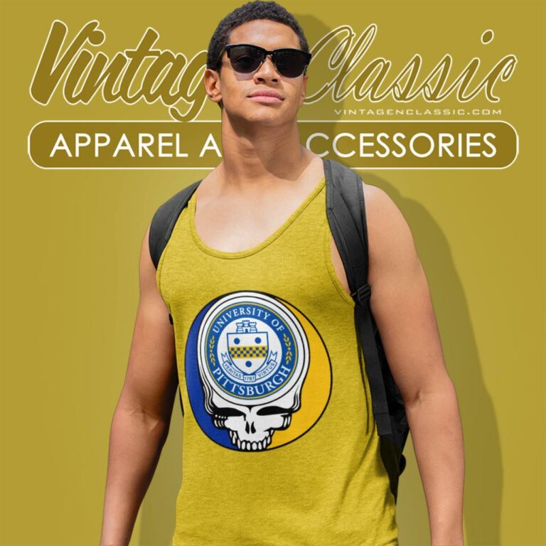University Of Pittsburgh Grateful Dead Steal Your Face Tank Top Racerback University Of Pittsburgh Grateful Dead Steal Your Face Tank Top Racerback