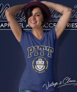 University Of Pittsburgh Pitt V Neck TShirt