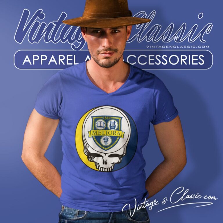 University Of Rochester Grateful Dead Steal Your Face V Neck TShirt University Of Rochester Grateful Dead Steal Your Face V Neck TShirt