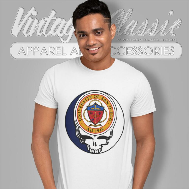 University Of San Diego Grateful Dead Steal Your Face T Shirt University Of San Diego Grateful Dead Steal Your Face T Shirt