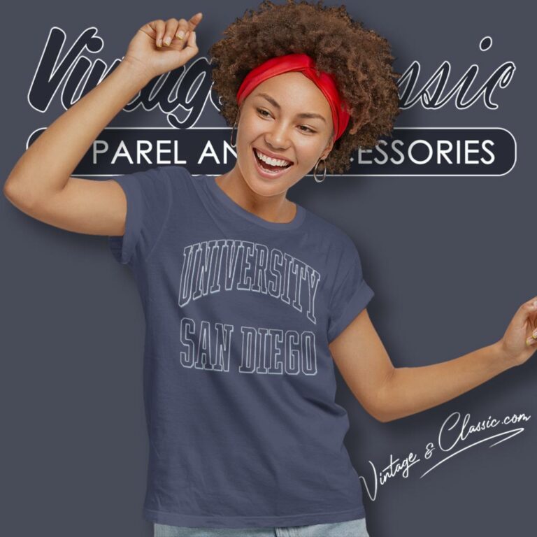 University Of San Diego Women T Shirt University Of San Diego Women T Shirt