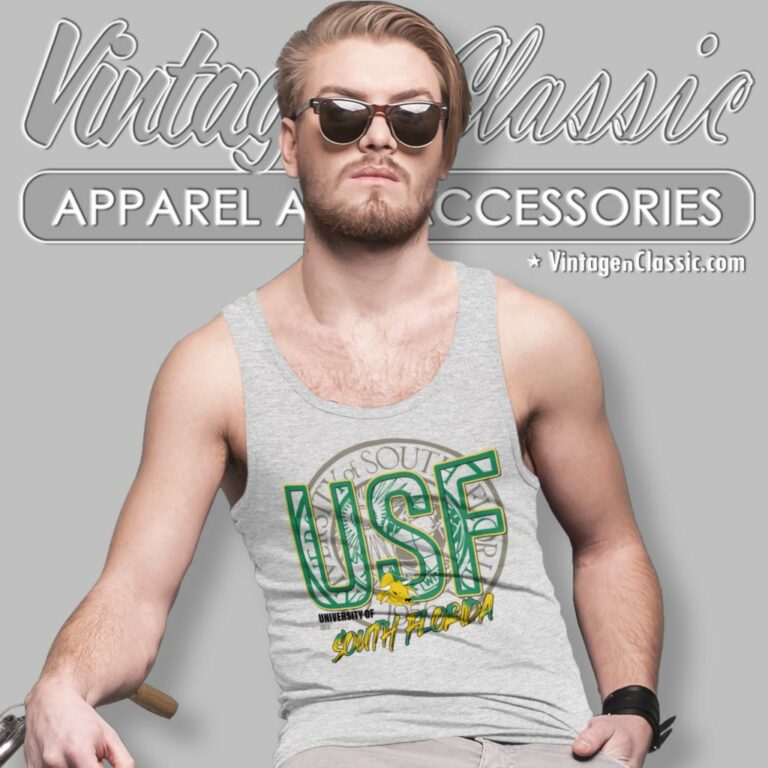 University Of South Florida Bulls Tank Top Racerback University Of South Florida Bulls Tank Top Racerback