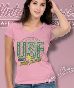 University Of South Florida Bulls V Neck TShirt