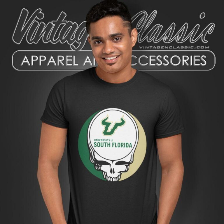 University Of South Florida Grateful Dead Steal Your Face T Shirt University Of South Florida Grateful Dead Steal Your Face T Shirt