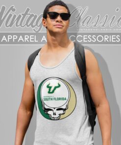 University Of South Florida Grateful Dead Steal Your Face Tank Top Racerback