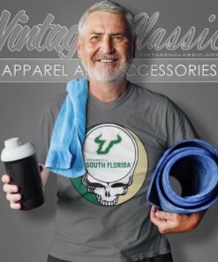 University Of South Florida Grateful Dead Steal Your Face V Neck TShirt