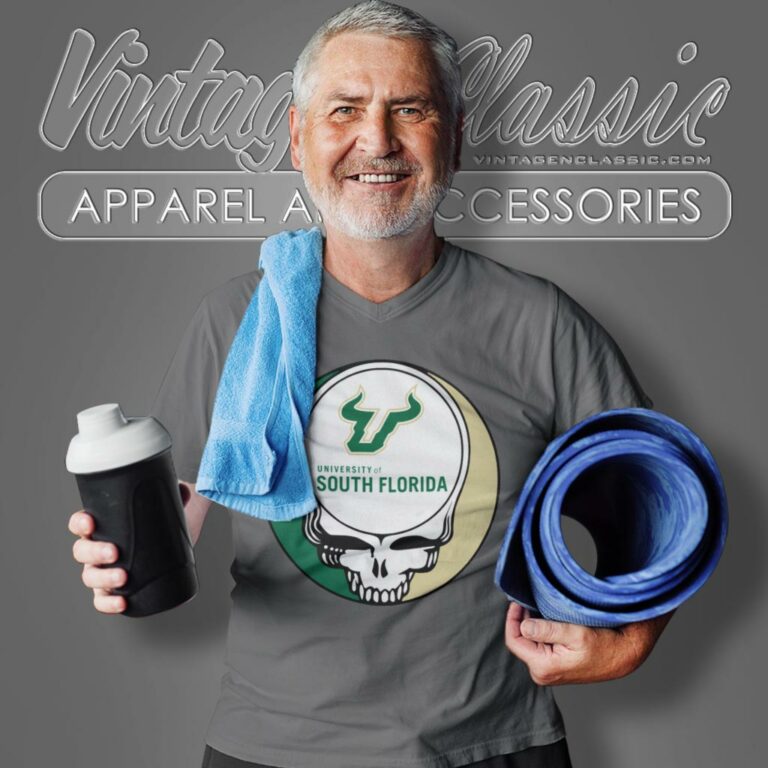 University Of South Florida Grateful Dead Steal Your Face V Neck TShirt University Of South Florida Grateful Dead Steal Your Face V Neck TShirt