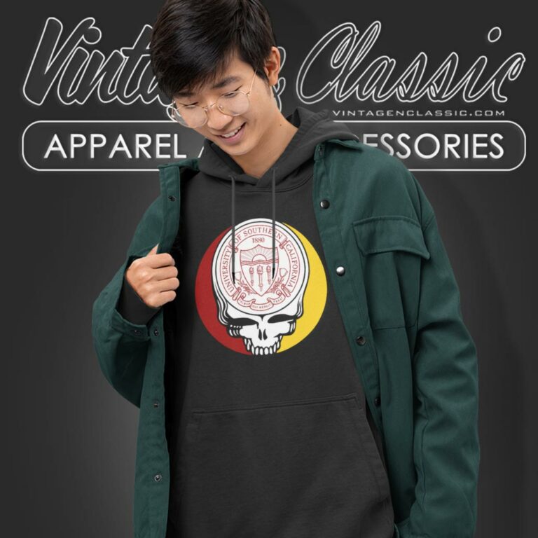 University Of Southern California Grateful Dead Steal Your Face Hoodie University Of Southern California Grateful Dead Steal Your Face Hoodie