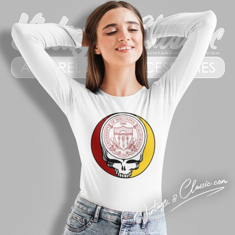 University Of Southern California Grateful Dead Steal Your Face Long Sleeve Tee University Of Southern California Grateful Dead Steal Your Face Long Sleeve Tee