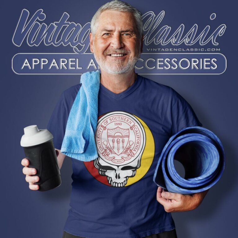 University Of Southern California Grateful Dead Steal Your Face V Neck TShirt University Of Southern California Grateful Dead Steal Your Face V Neck TShirt