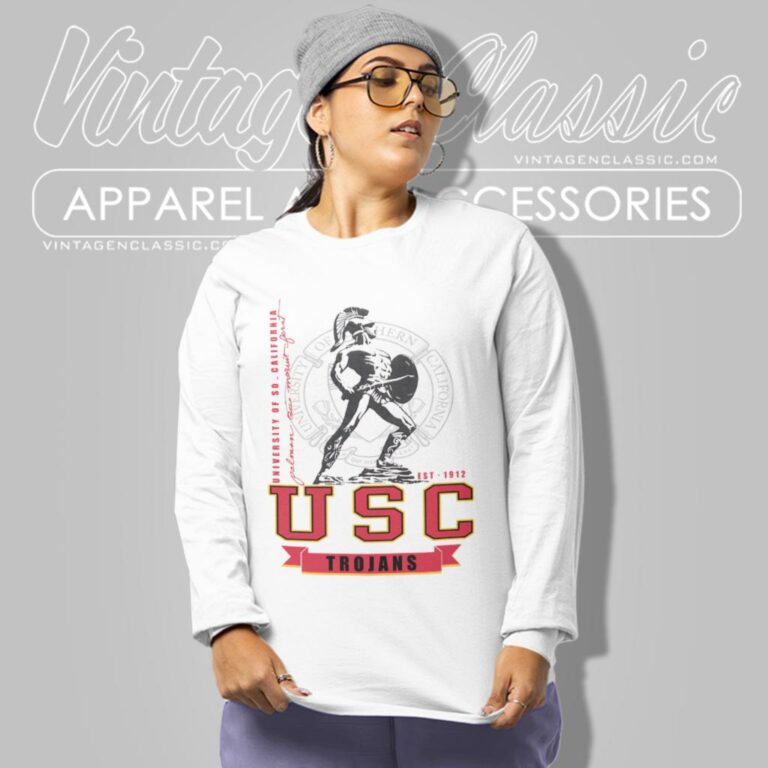 University Of Southern California Usc Trojans Long Sleeve Tee University Of Southern California Usc Trojans Long Sleeve Tee