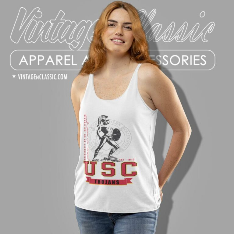 University Of Southern California Usc Trojans Tank Top Racerback University Of Southern California Usc Trojans Tank Top Racerback