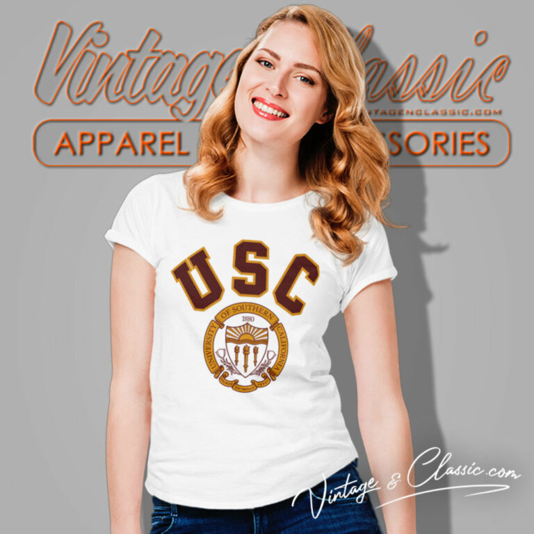 University Of Southern California Women T Shirt University Of Southern California Women T Shirt