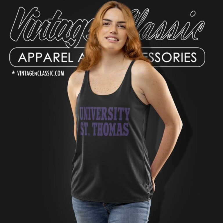 University Of St Thomas Minnesota Tank Top Racerback University Of St Thomas Minnesota Tank Top Racerback