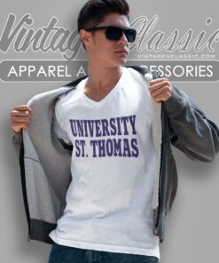 University Of St Thomas Minnesota V Neck TShirt