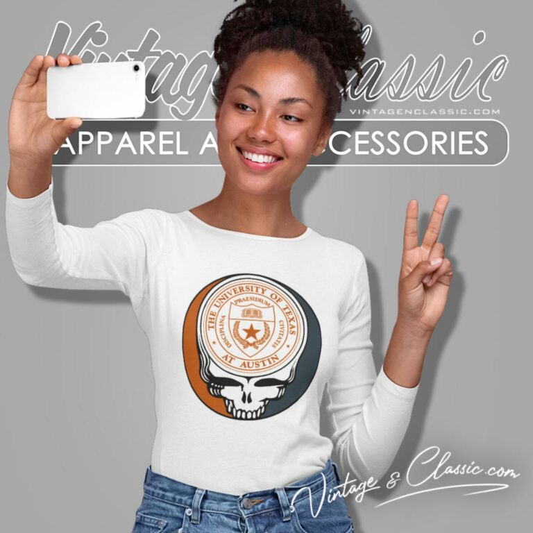 University Of Texas At Austin Grateful Dead Steal Your Face Long Sleeve Tee University Of Texas At Austin Grateful Dead Steal Your Face Long Sleeve Tee