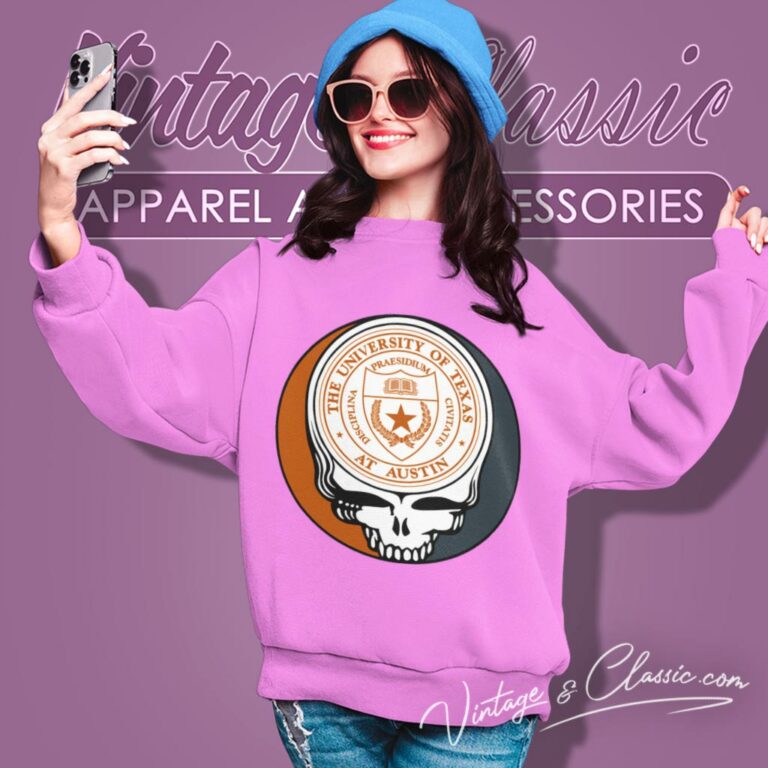 University Of Texas At Austin Grateful Dead Steal Your Face Sweatshirt University Of Texas At Austin Grateful Dead Steal Your Face Sweatshirt