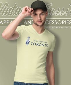 University Of Toronto Logo Shirt 5 University Of Toronto Logo V Neck TShirt