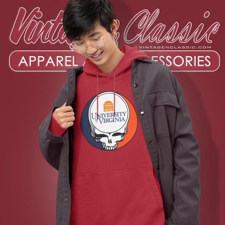 University Of Virginia Grateful Dead Steal Your Face Hoodie University Of Virginia Grateful Dead Steal Your Face Hoodie
