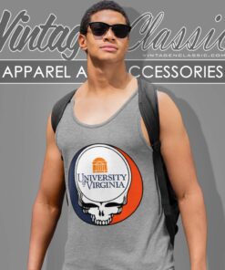 University Of Virginia Grateful Dead Steal Your Face Tank Top Racerback