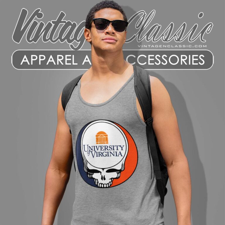 University Of Virginia Grateful Dead Steal Your Face Tank Top Racerback University Of Virginia Grateful Dead Steal Your Face Tank Top Racerback