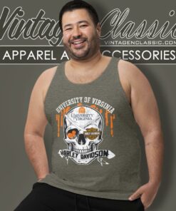 University Of Virginia Harley Davidson Skull Tank Top Racerback