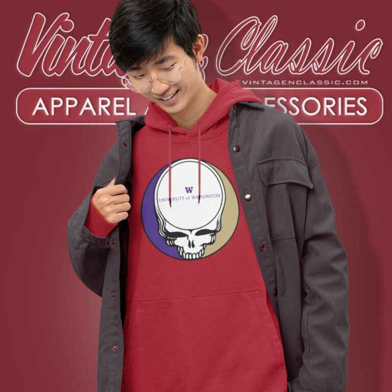 University Of Washington Grateful Dead Steal Your Face Hoodie University Of Washington Grateful Dead Steal Your Face Hoodie