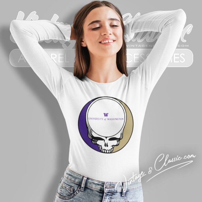 University Of Washington Grateful Dead Steal Your Face Long Sleeve Tee University Of Washington Grateful Dead Steal Your Face Long Sleeve Tee