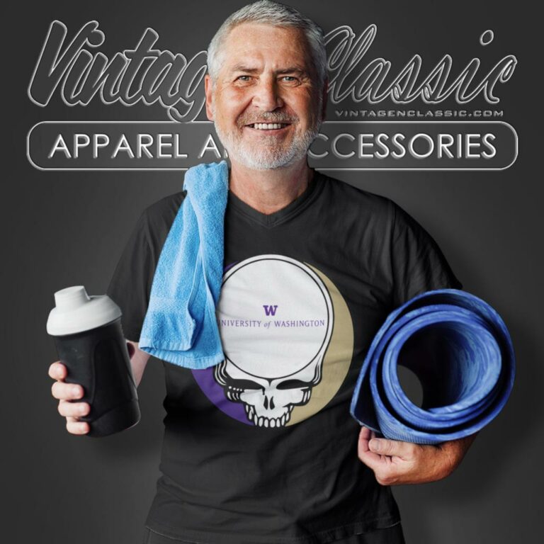 University Of Washington Grateful Dead Steal Your Face V Neck TShirt University Of Washington Grateful Dead Steal Your Face V Neck TShirt