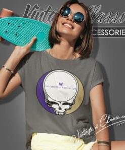 University Of Washington Grateful Dead Steal Your Face Women T Shirt