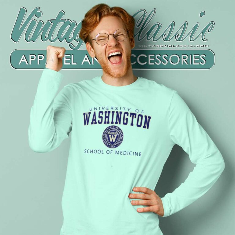 University Of Washington Shirt School Of Medicine Long Sleeve Tee University Of Washington Shirt School Of Medicine Long Sleeve Tee