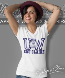 University Of Wisconsin Eau Claire V Neck TShirt