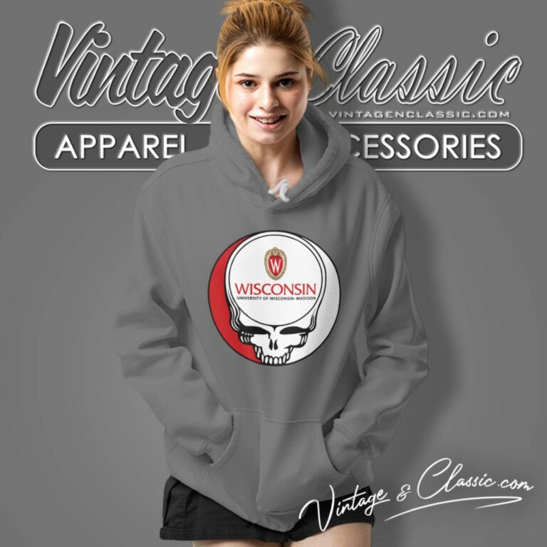 University Of Wisconsin Madison Grateful Dead Steal Your Face Hoodie University Of Wisconsin Madison Grateful Dead Steal Your Face Hoodie
