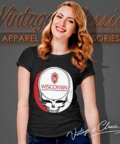 University Of Wisconsin Madison Grateful Dead Steal Your Face Women T Shirt
