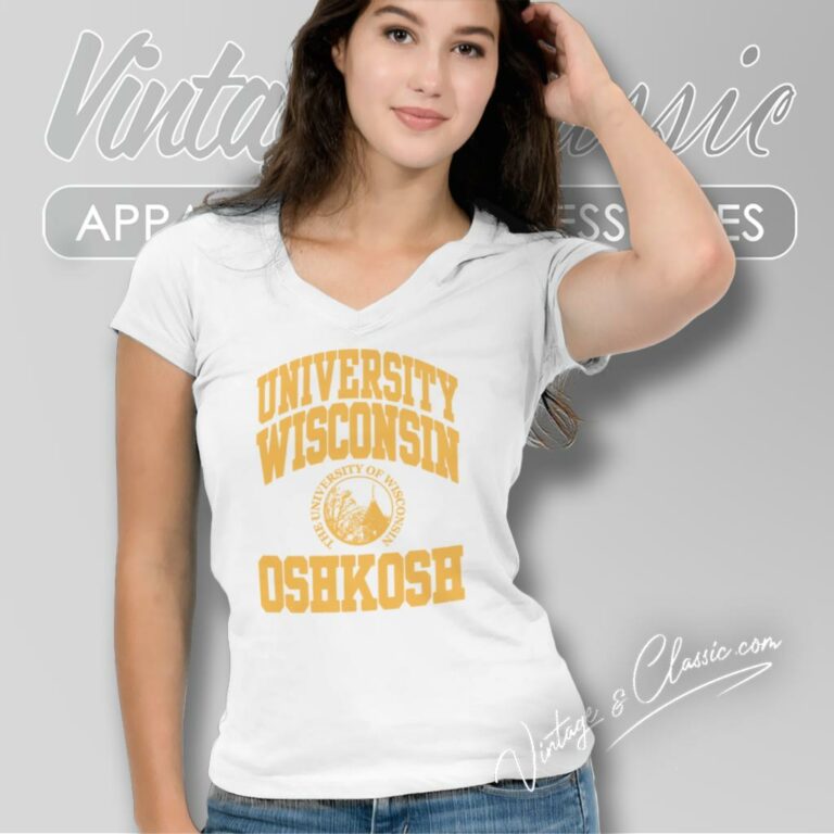 University Of Wisconsin Oshkosh Titans V Neck TShirt University Of Wisconsin Oshkosh Titans V Neck TShirt