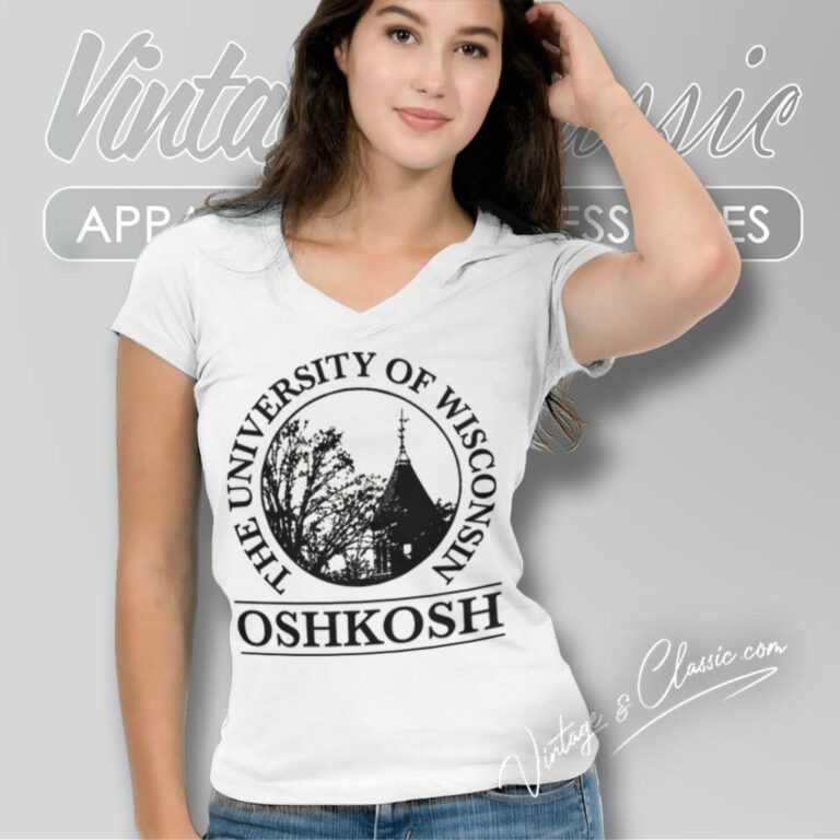 University Of Wisconsin Oshkosh V Neck TShirt University Of Wisconsin Oshkosh V Neck TShirt