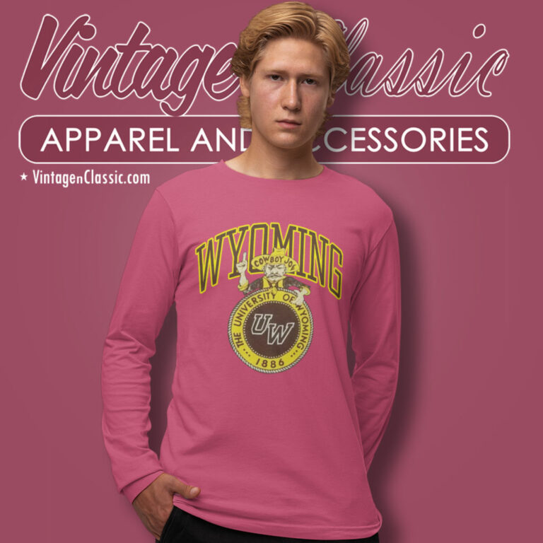 University Of Wyoming Cowboy Joe Long Sleeve Tee University Of Wyoming Cowboy Joe Long Sleeve Tee