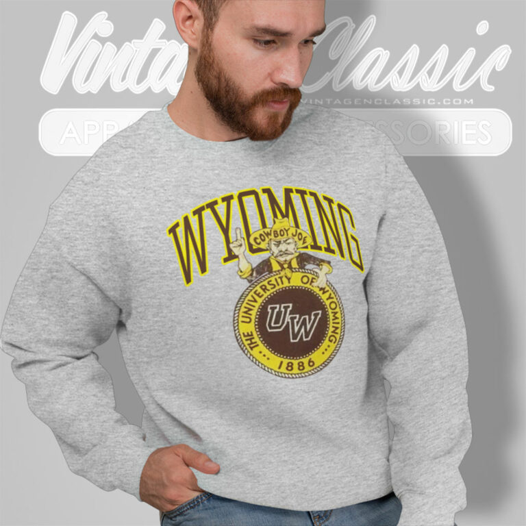 University Of Wyoming Cowboy Joe Sweatshirt University Of Wyoming Cowboy Joe Sweatshirt