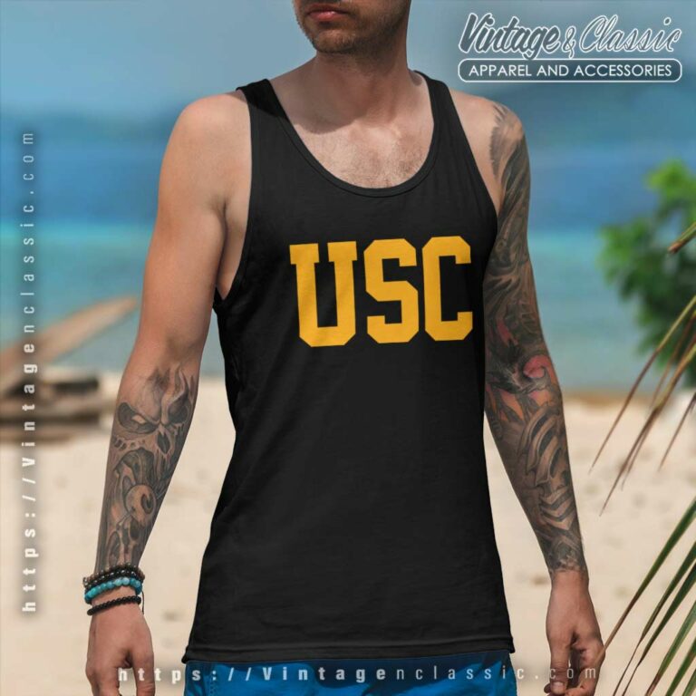 University Southern California Usc Tank Top Racerback University Southern California Usc Tank Top Racerback
