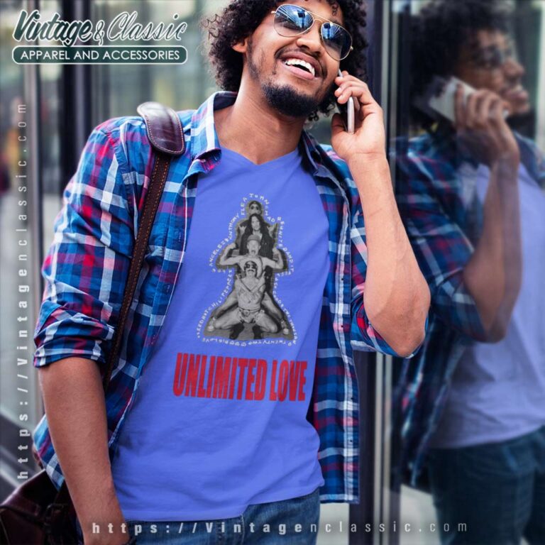 Unlimited Love Album Shirt Red Hot Chili Peppers V Neck TShirt Unlimited Love Album Shirt Red Hot Chili Peppers V Neck TShirt