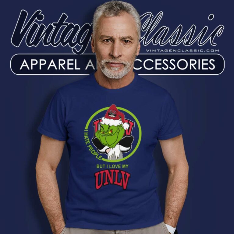 Unlv Rebels Ncaa Christmas Grinch Shirt I Hate People But I Love My Unlv T Shirt 1 Unlv Rebels Ncaa Christmas Grinch Shirt I Hate People But I Love My Unlv T Shirt 1
