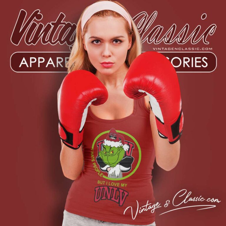Unlv Rebels Ncaa Christmas Grinch Shirt I Hate People But I Love My Unlv Tank Top Racerback 1 Unlv Rebels Ncaa Christmas Grinch Shirt I Hate People But I Love My Unlv Tank Top Racerback 1
