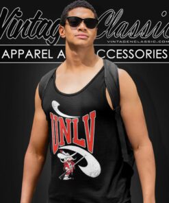 Unlv Runnin Rebels Mascot Hey Reb University Tank Top Racerback
