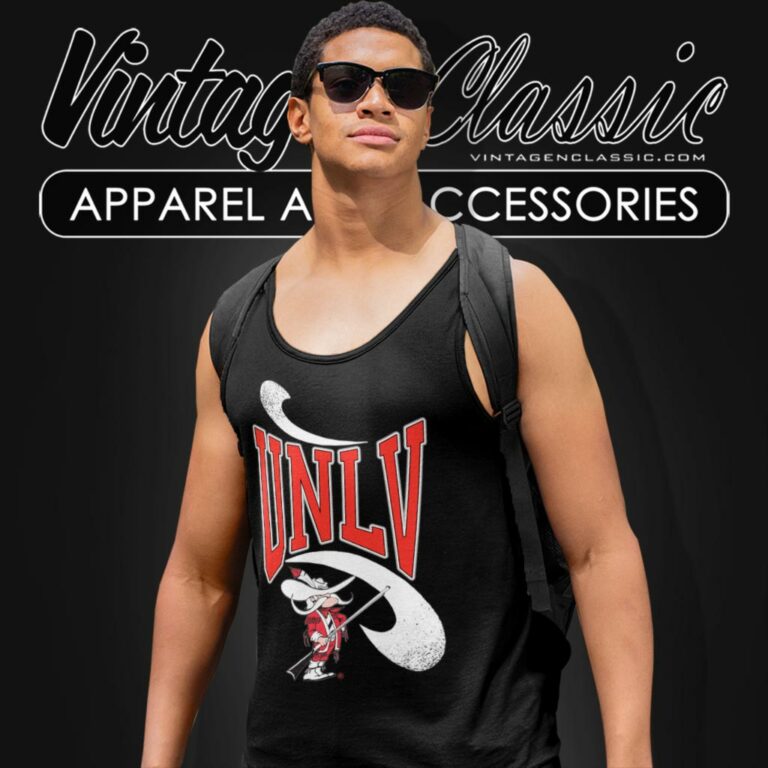 Unlv Runnin Rebels Mascot Hey Reb University Tank Top Racerback Unlv Runnin Rebels Mascot Hey Reb University Tank Top Racerback
