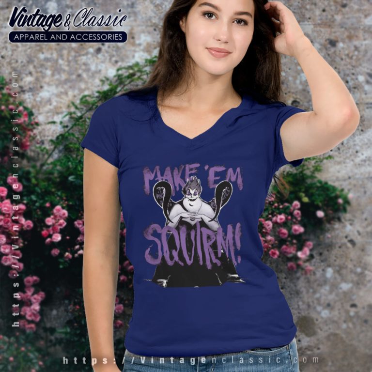 Ursula Make Em Squirm V Neck TShirt Ursula Make Em Squirm V Neck TShirt