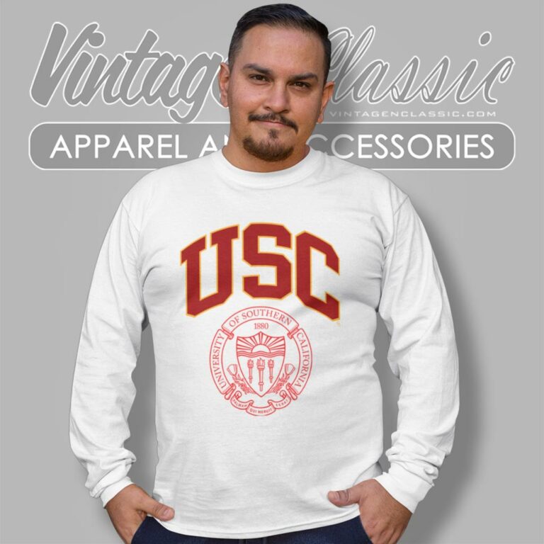 Usc Shirt University Of Southern California Long Sleeve Tee Usc Shirt University Of Southern California Long Sleeve Tee